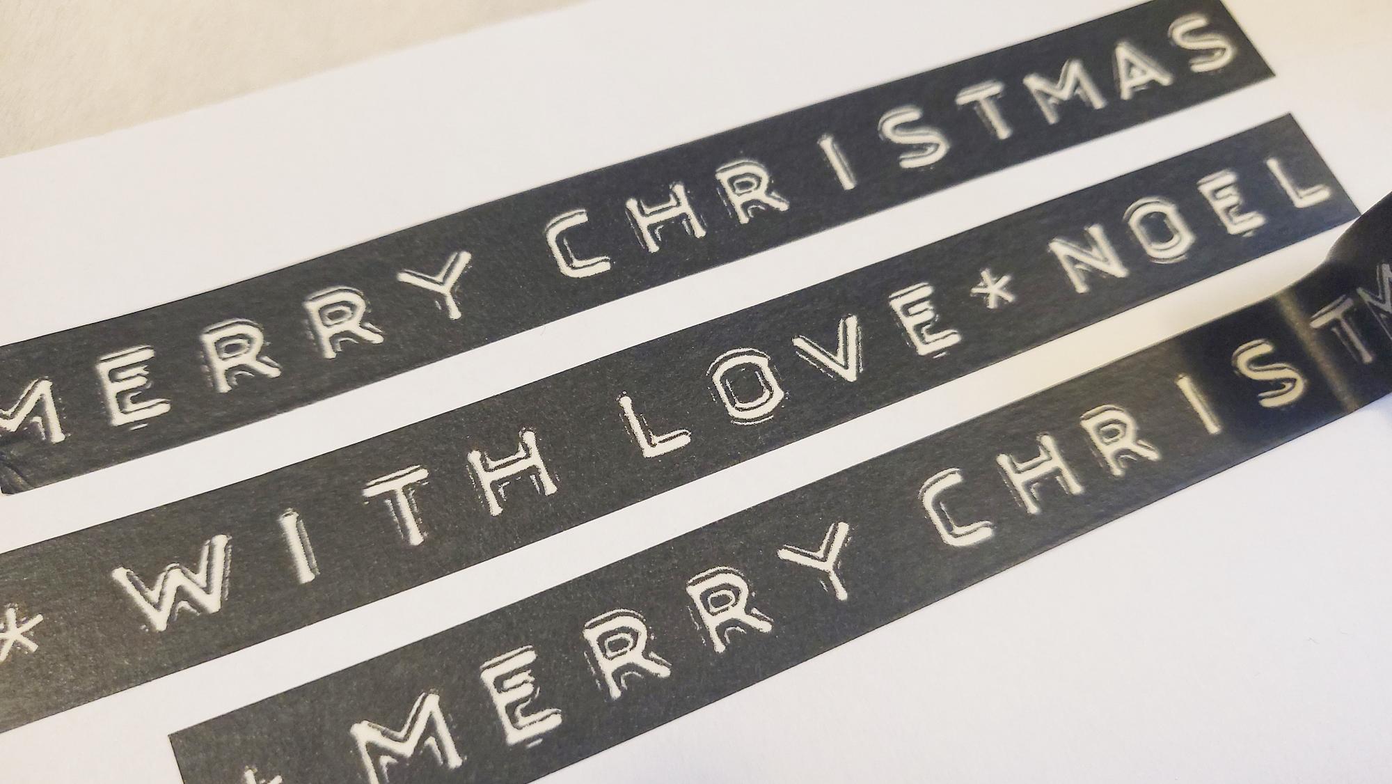 Washi Tape Weihnachten